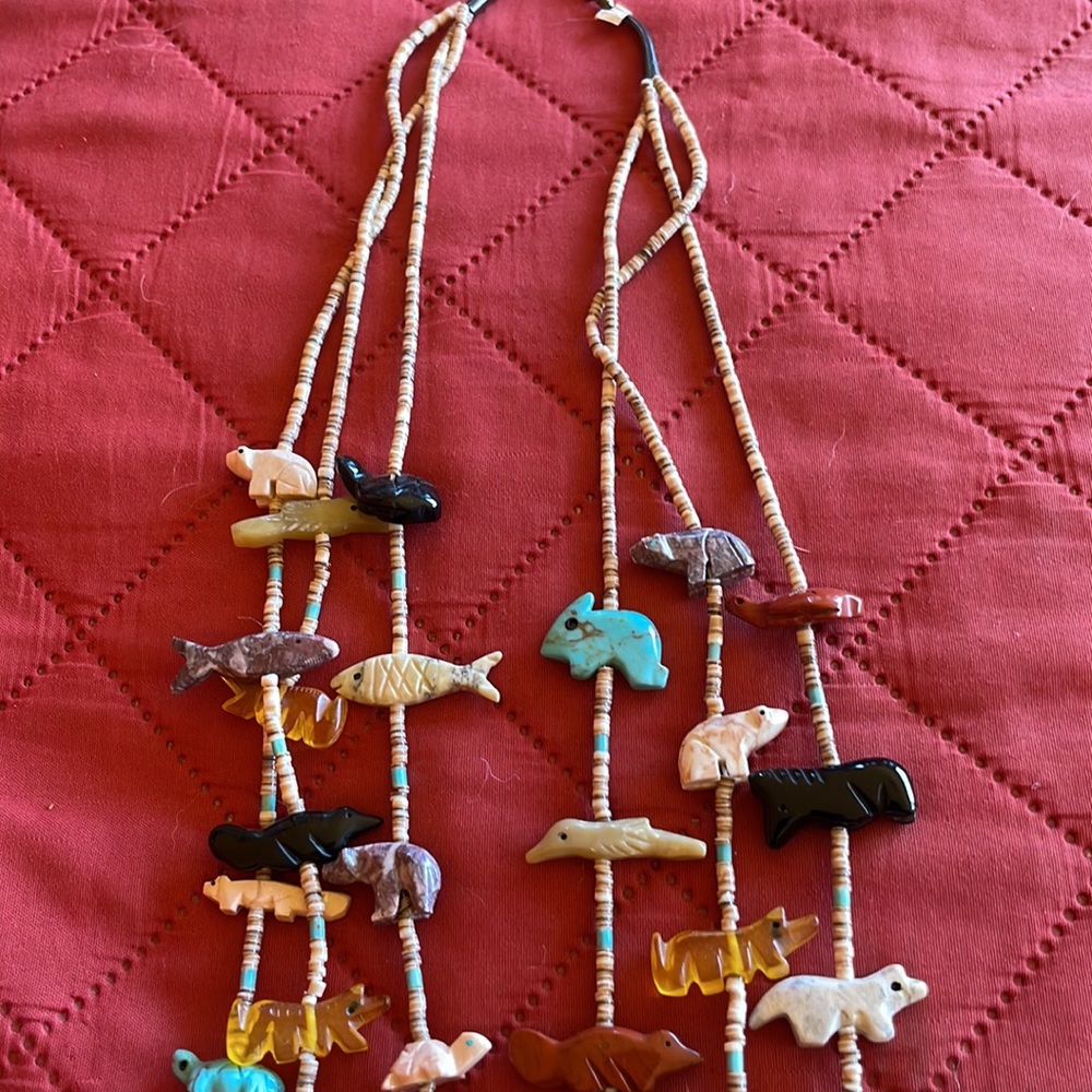 Native American fetish necklace - Picture 4 of 7